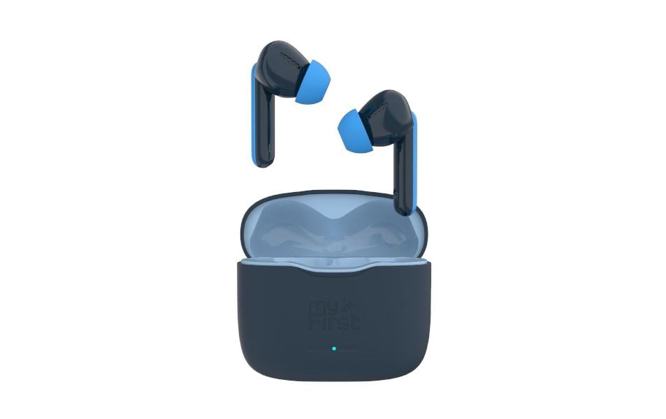 myFirst Casque pour enfants CareBuds Space Bleu/Noir