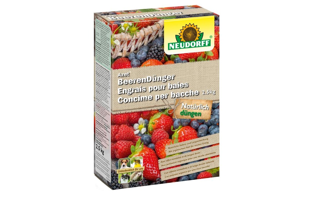 Neudorff Engrais pour baies Azet, 2.5 kg