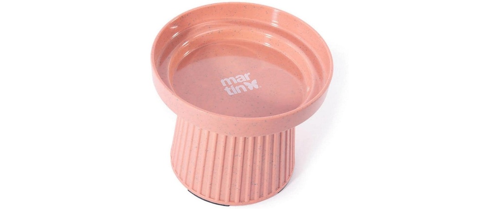 Martin Sellier Gamelle pour chat mélaminée creuse Rose