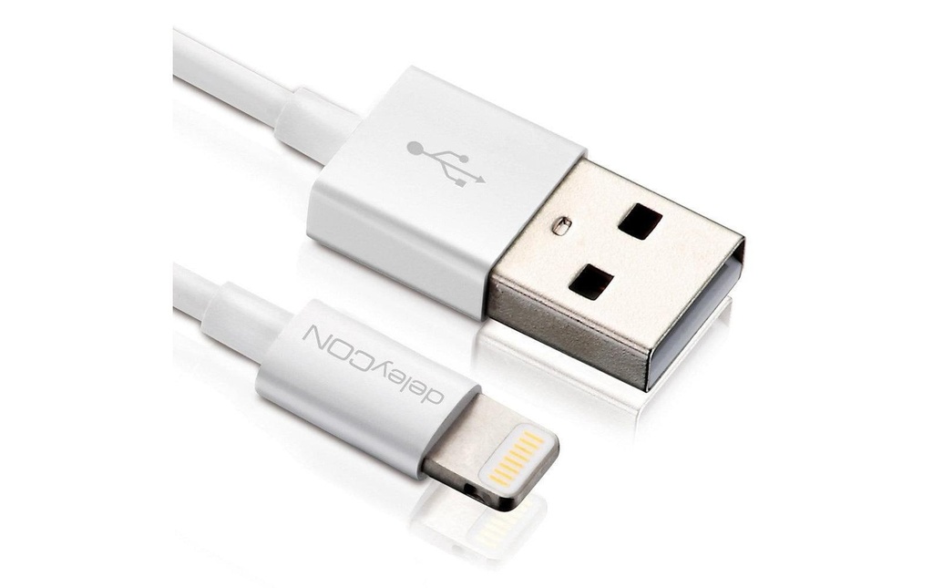 deleyCON Câble USB 2.0  USB-A - Lightning 1 m