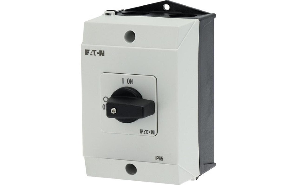 Eaton Interrupteur principal 3 pôles + N, 20 A T0, Noir