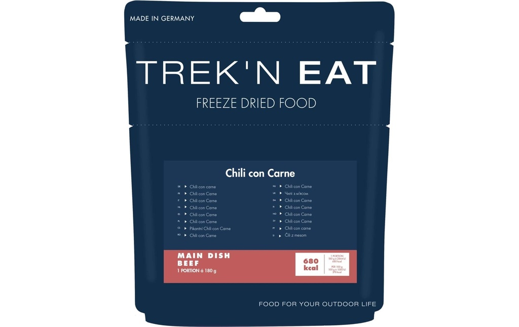 Trek 'N Eat Plat principal Chili con Carne