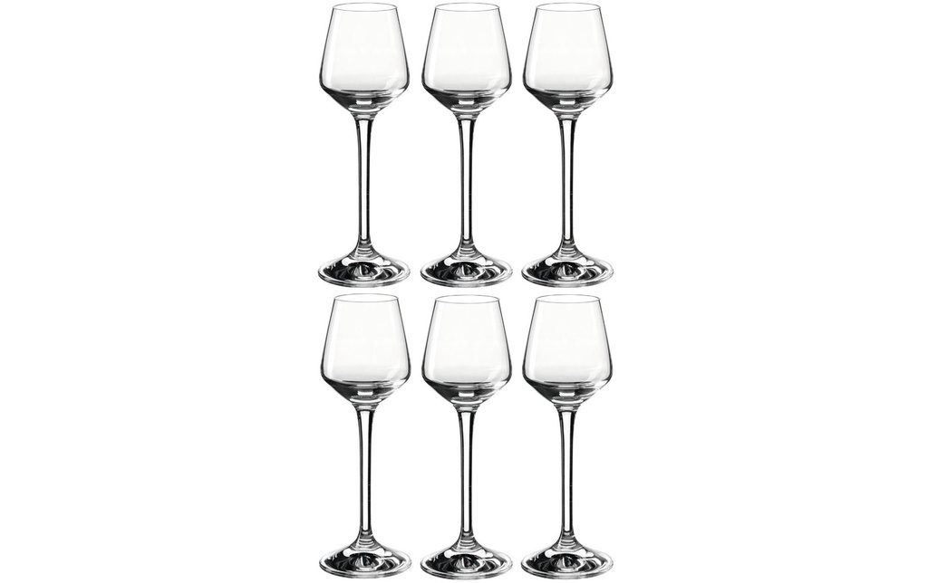 Montana Verre à grappa Vivid 100 ml, 6 Pièce/s, Transparent