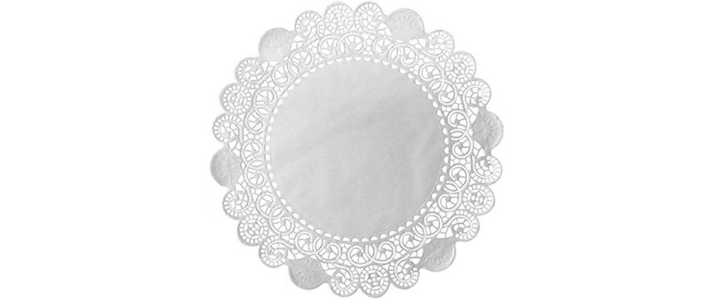 Duni Napperons rond 17 cm, 250 Pièce/s, Blanc