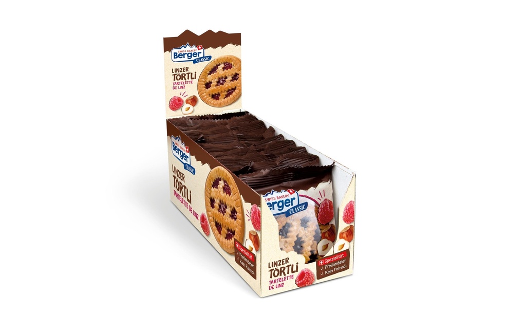 Berger Pâtisserie Tartelettes de Linzer 10 x 74 g
