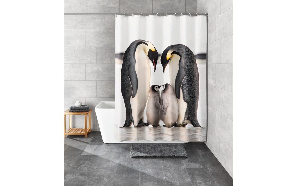 Kleine Wolke Rideau de douche Jackson Pinguin 180 x 200 cm