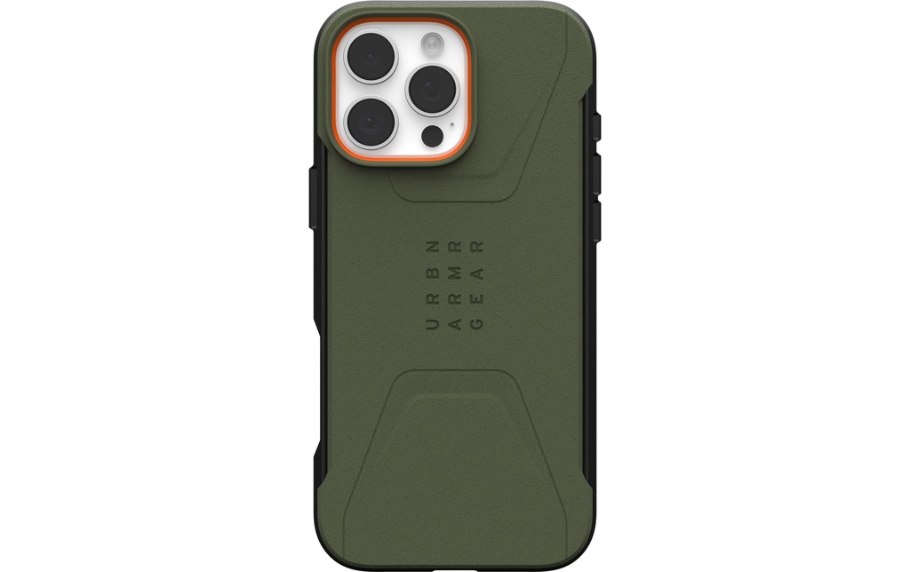 UAG Coque arrière Civilian Case iPhone 16 Pro Max Olive Drab