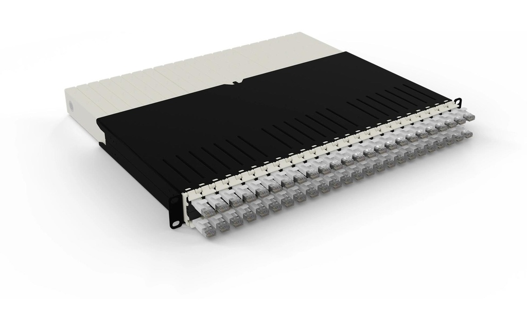 Patchbox patchbox.one / 8RU / Cat 6A, STP, 0.8 m, Blanc