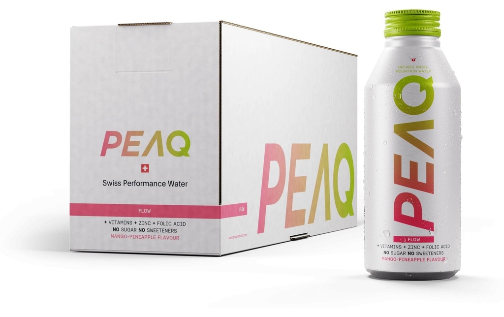 PEAQ Pineapple à la mangue Flow 12 x 473 ml