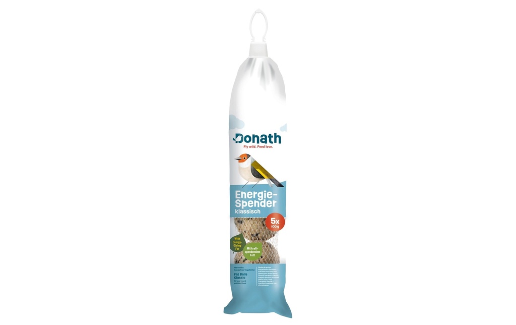 Donath Nourriture pour oiseaux Distributeur d'énergie classique, 5 x 100 g