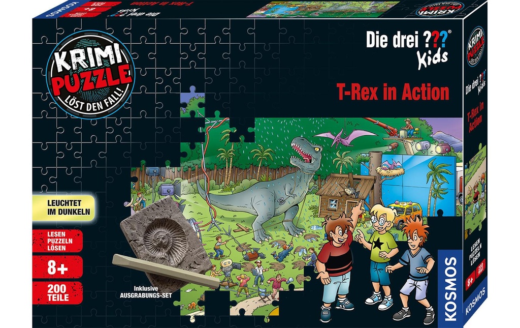 Kosmos Die drei??? T-Rex in Action