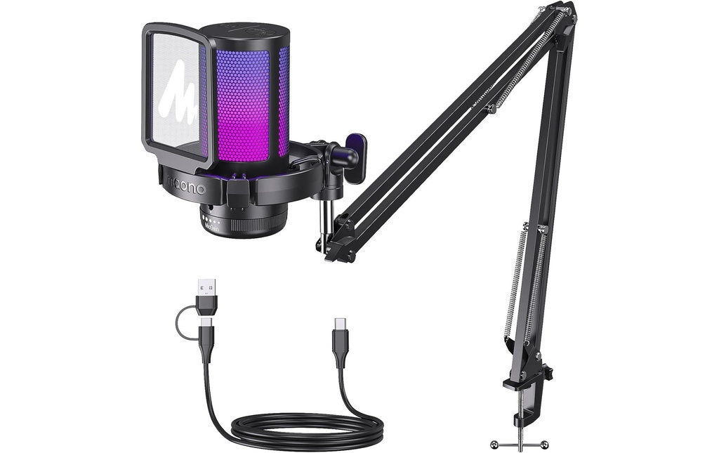 Maono Microphone à condensateur DGM20S