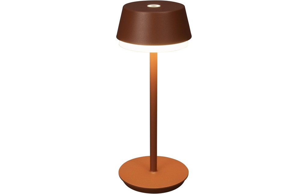 Konstsmide Lampe de table USB Lyon Terracotta, 2700-4000 K / RGB gradable