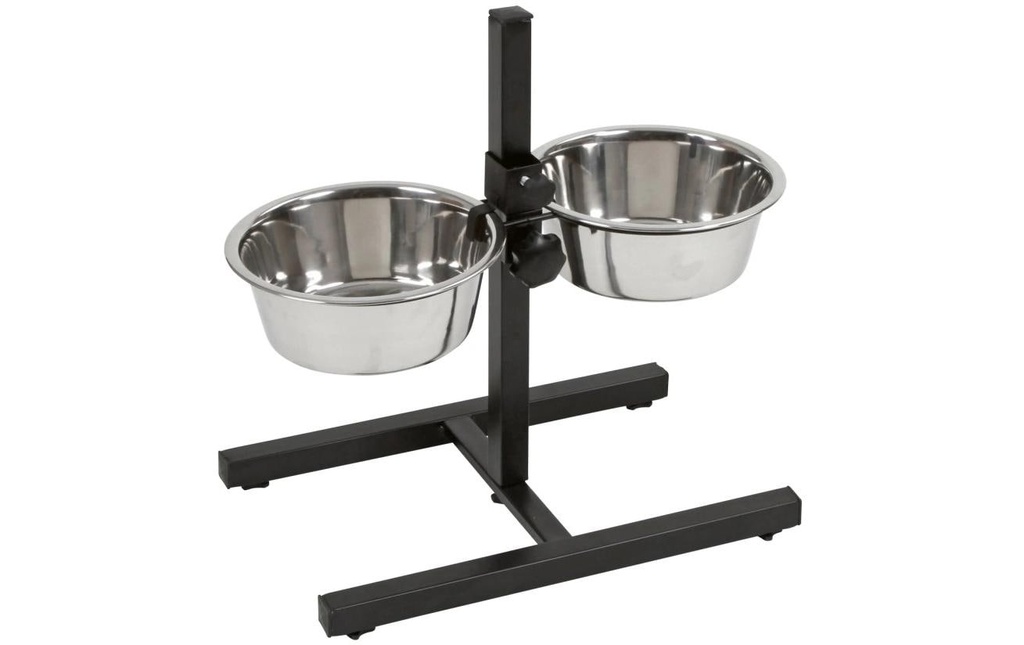 Kerbl Barre d'alimentation avec écuelles 2 x 2800 ml
