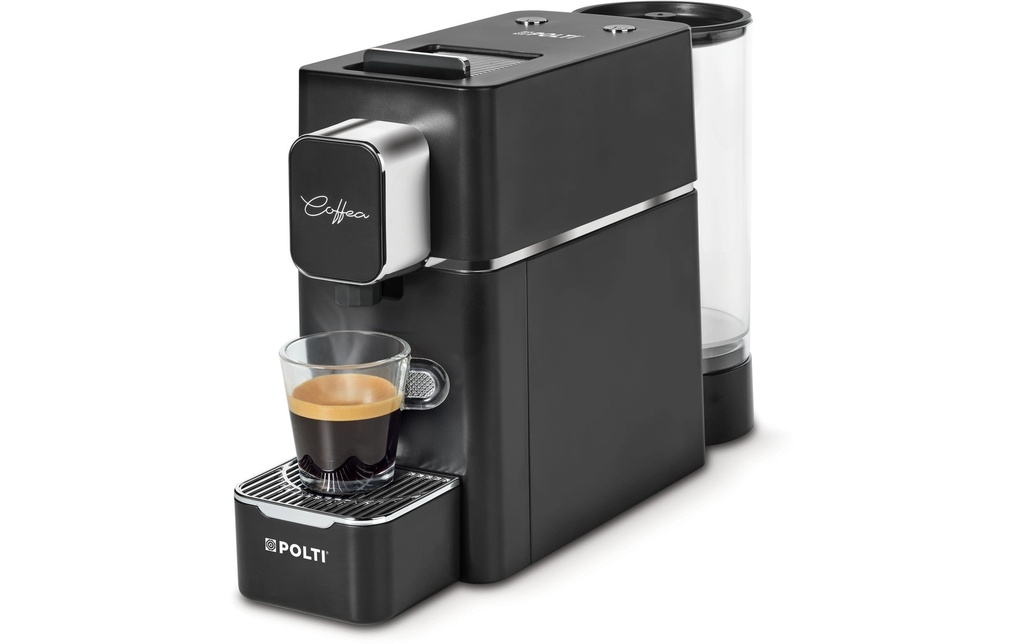 Polti Cafetière à portions individuelles Coffea S15B Noir/Argenté