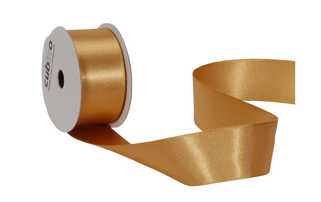Spyk Ruban de satin 25 mm x 4 m, Doré