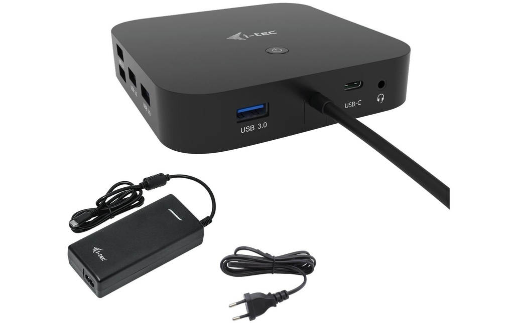 i-tec Station d'accueil USB-C HDMI DP Dual PD 65W + UC 77 W