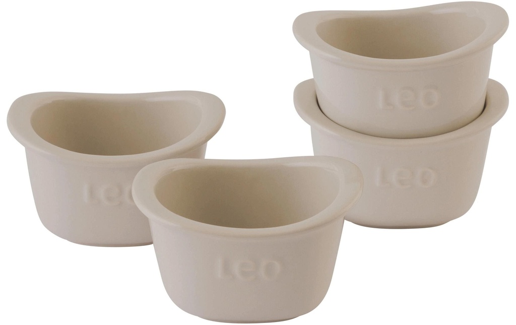 BergHOFF Services de plats en cocotte Leo Balance 4 pcs., carré, Beige 0.3 l