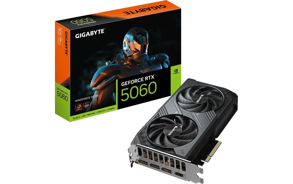 Gigabyte Carte graphique GeForce RTX 5060 WINDFORCE OC 8G