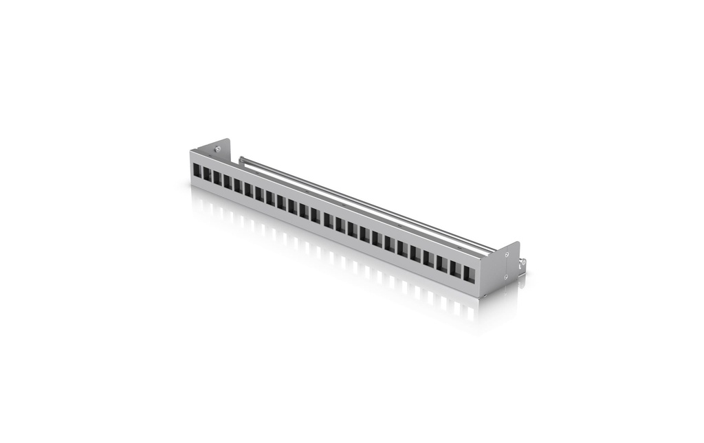 Ubiquiti 24-Port Blank Keystone Patch Panel 1HE 19, Gris