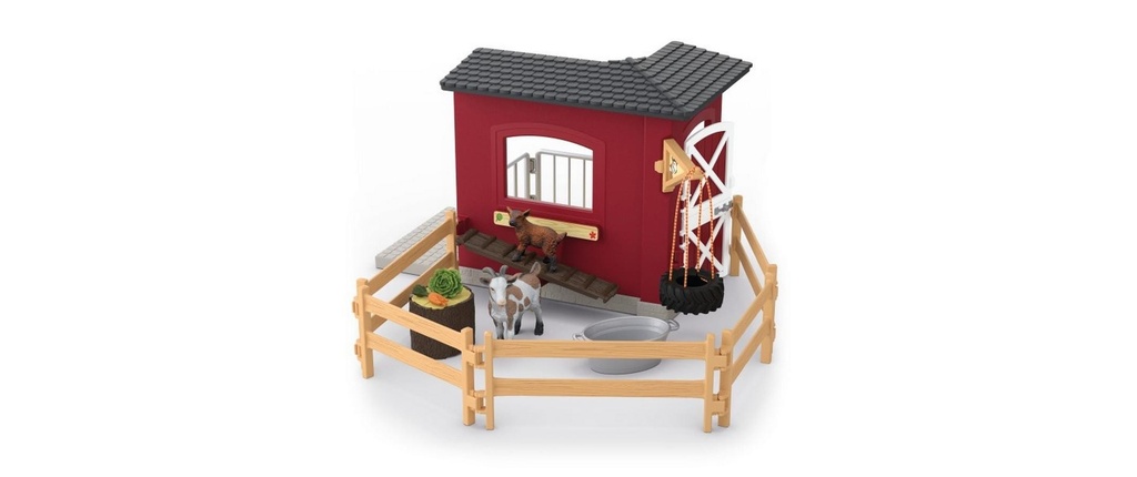 Schleich Étable pour chèvres