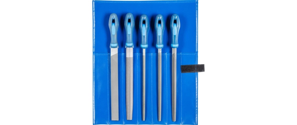 Pferd Jeu de limes d'atelier WR 5 pces 250 mm Taille 2