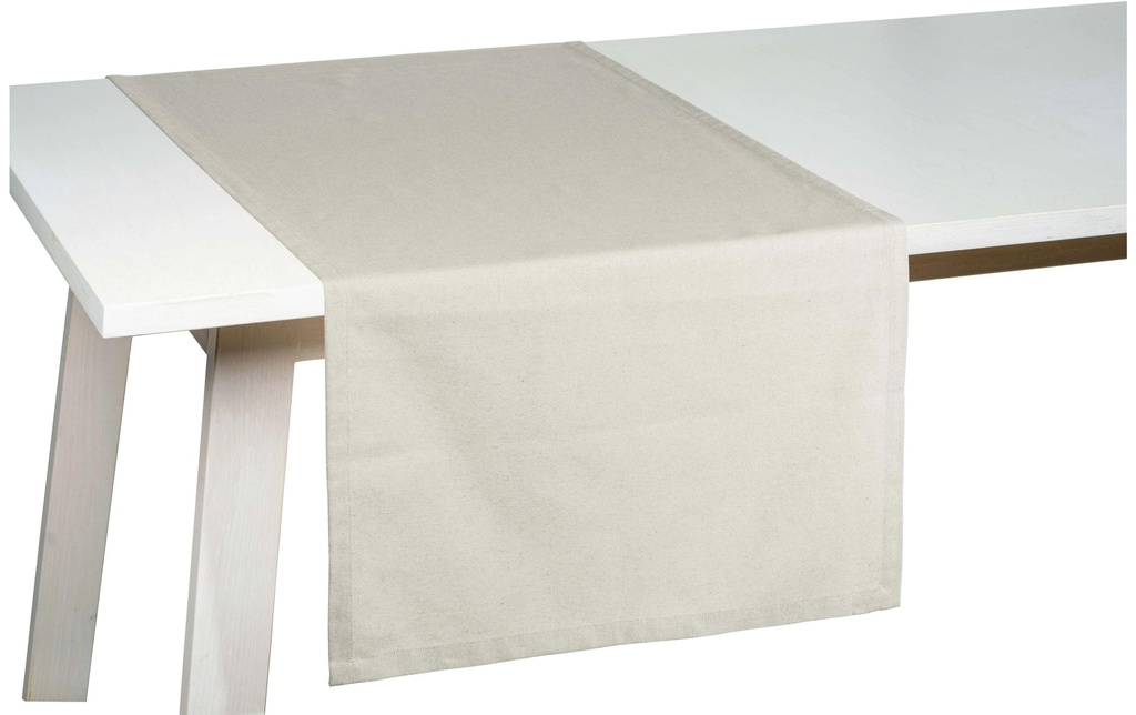 Pichler Chemin de table Faro 50 cm x 150 cm, Beige