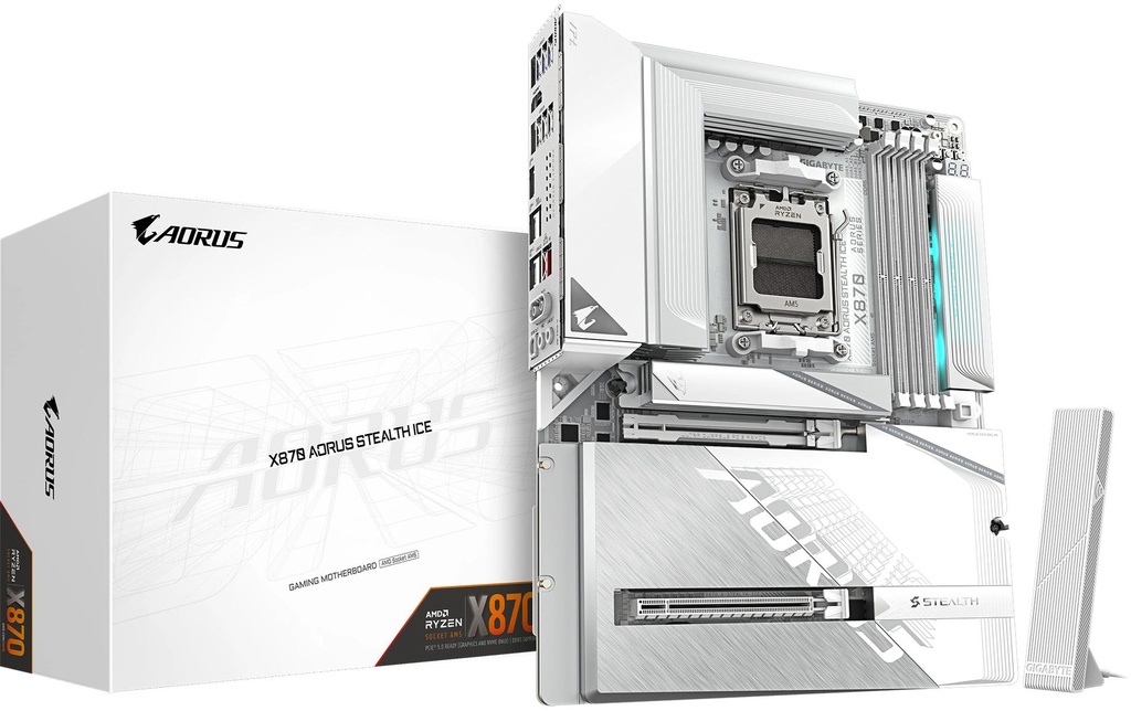 Gigabyte Carte mère X870 AORUS STEALTH ICE