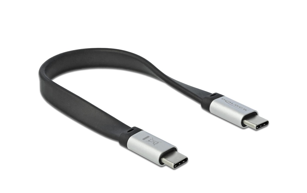 Delock Câble USB 3.1  USB-C - USB-C 0.22 m