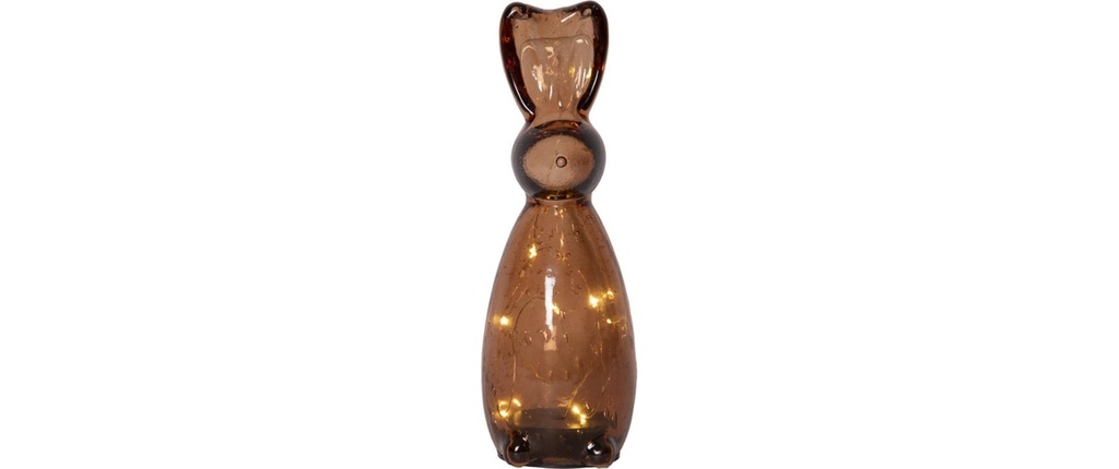 Star Trading Décoration de table Lapin Harry Brun