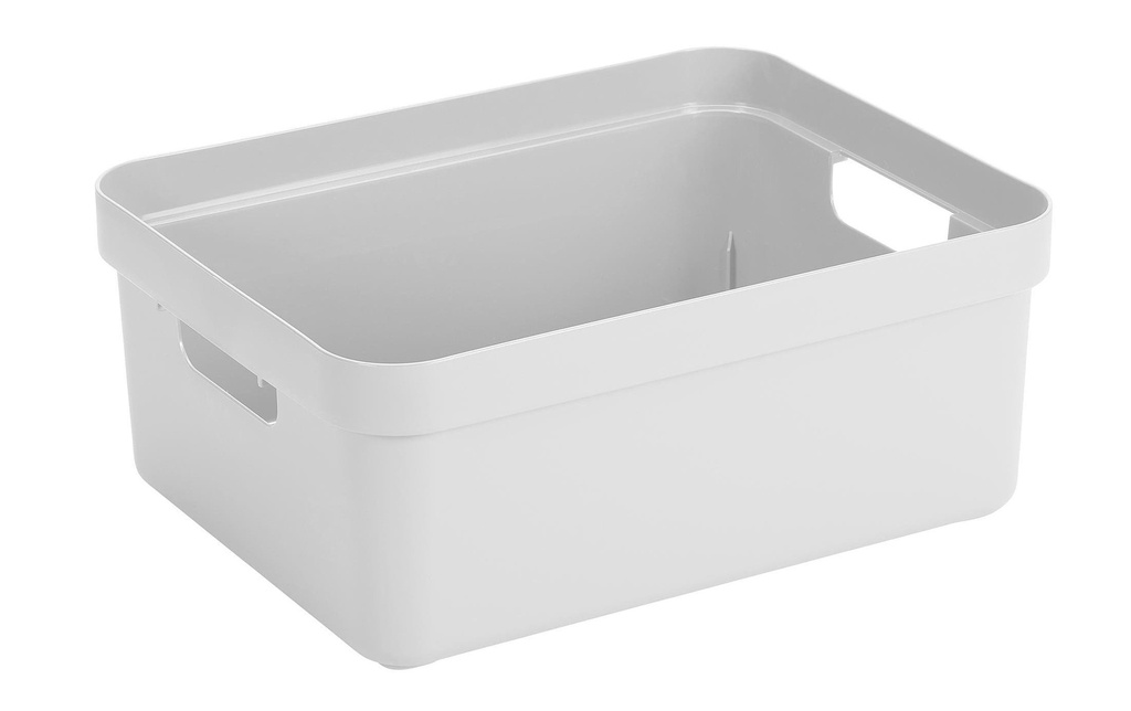 Sigma Home Boîte de rangement 24 l Blanc