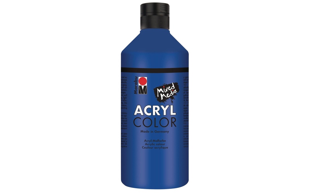 Marabu Peinture acrylique Acryl Color 500 ml Bleu foncé
