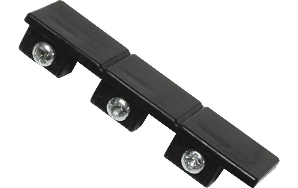 Gardinia Dispositif de blocage pour rail Atlanta 1 paire Noir mat