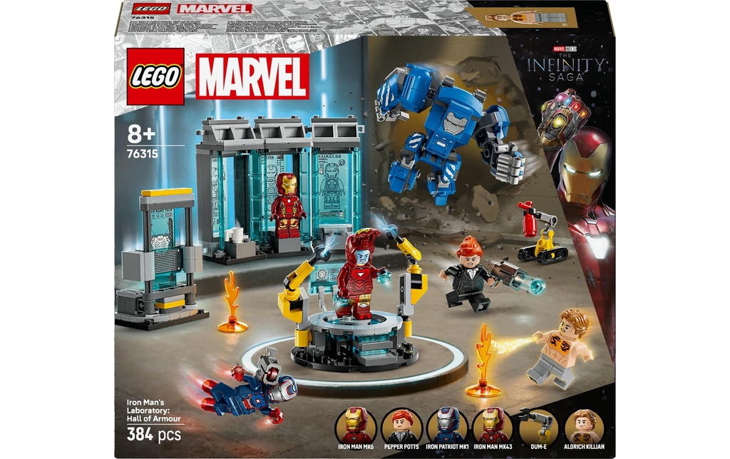 LEGO® Marvel Iron Mans Labor: Halle der Rüstungen 1800531