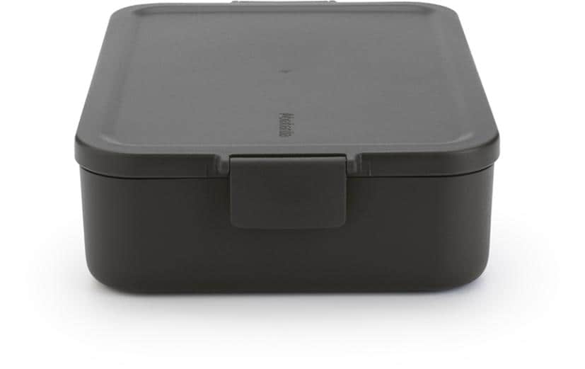 Brabantia Boîte casse-croûte Make & Take 25,5 x 16,7 x 6.2 cm, Gris foncé