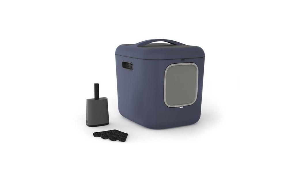 Rotho Litière pour chats Bea XL Bleu marine
