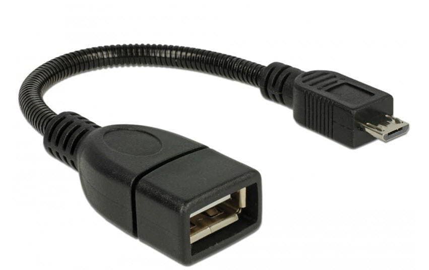 Delock Câble OTG USB  Micro-USB B - USB-A 0.15 m