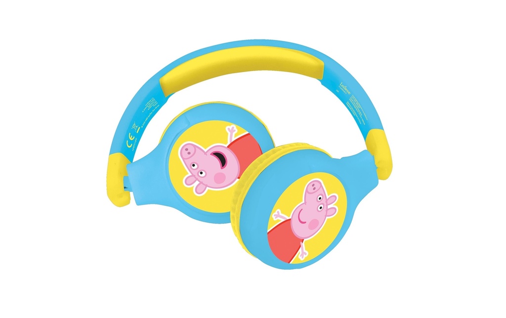 Lexibook Casque pour enfants Peppa Wutz Bluetooth 2 en 1