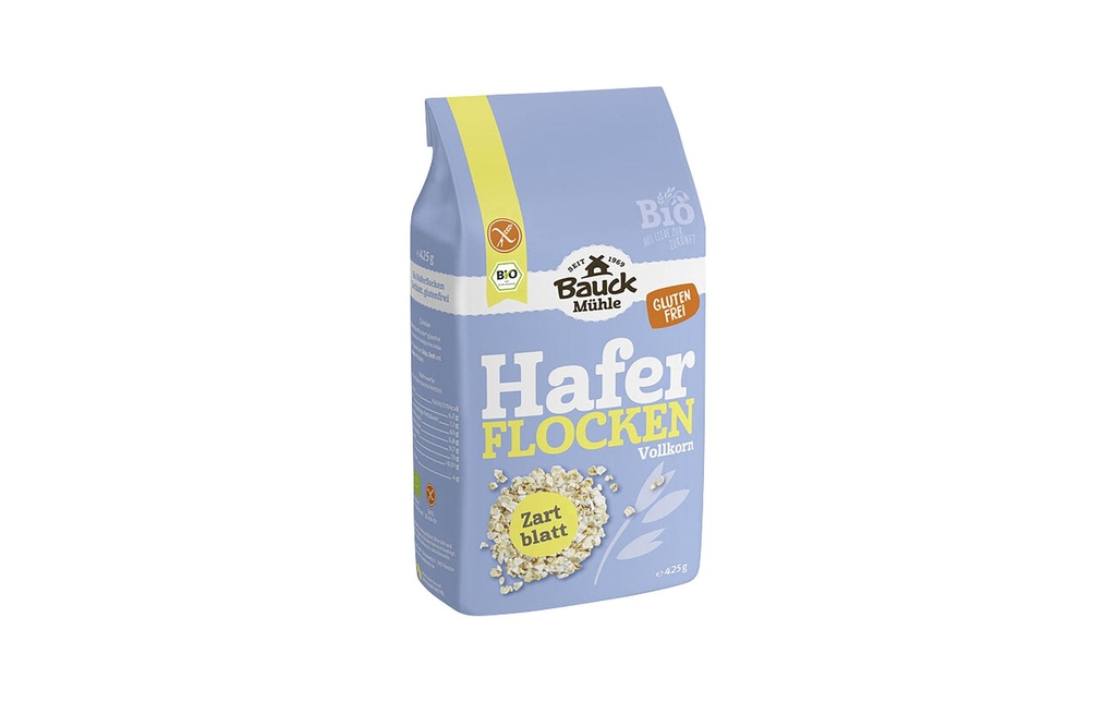 Bauck Mühle Flocons d'avoine feuille tendre 425 g