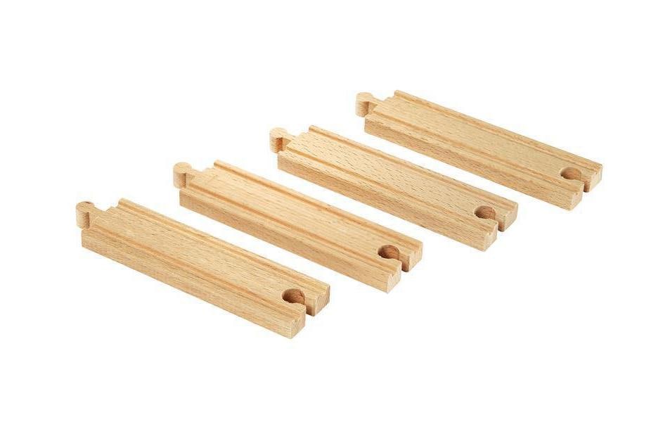 BRIO Chemin de fer 2/3 rails droits 144mm