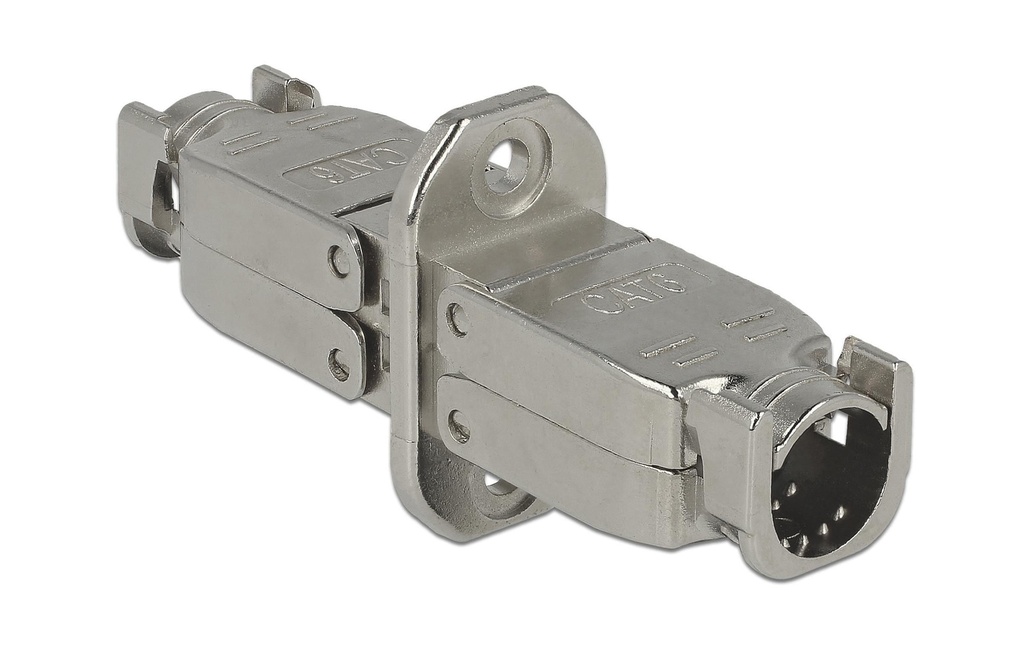 Delock Raccord Cat.6 STP blindé, sans outil, 1 pièce