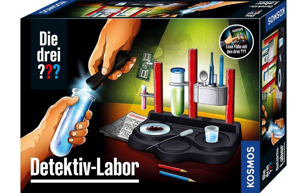 Kosmos Boîtes d’expérimentation Die drei??? Detektiv-Labor