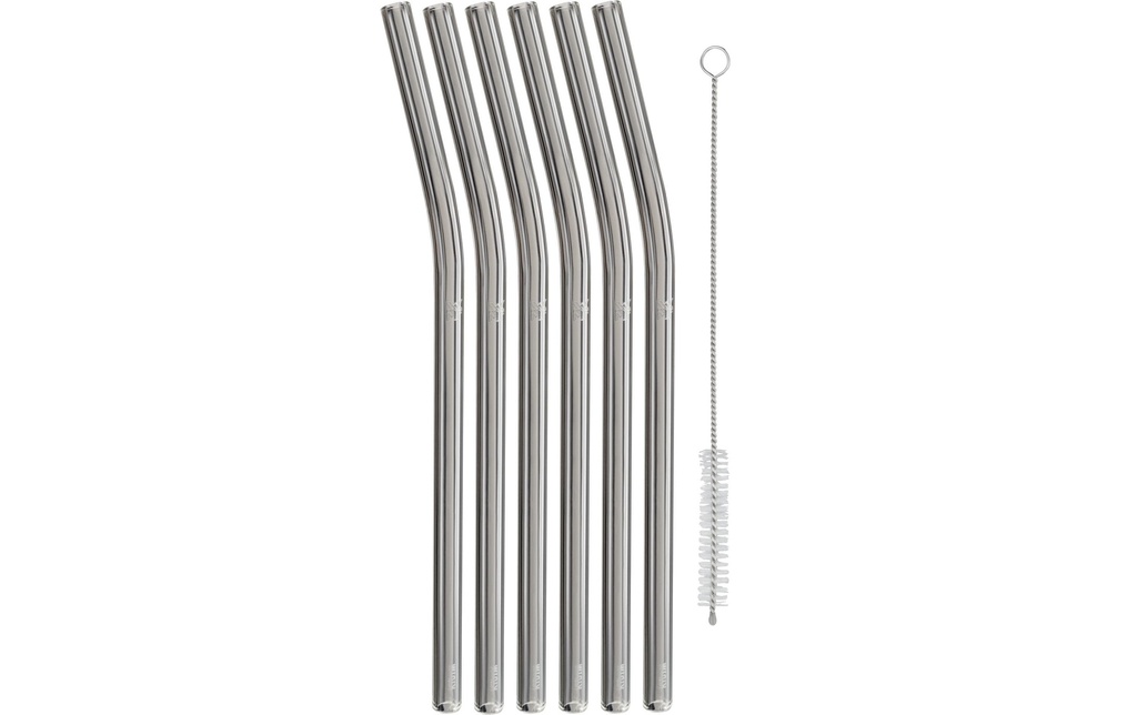WMF Paille Baric 22 cm courbé, 6 Pièce/s, Transparent
