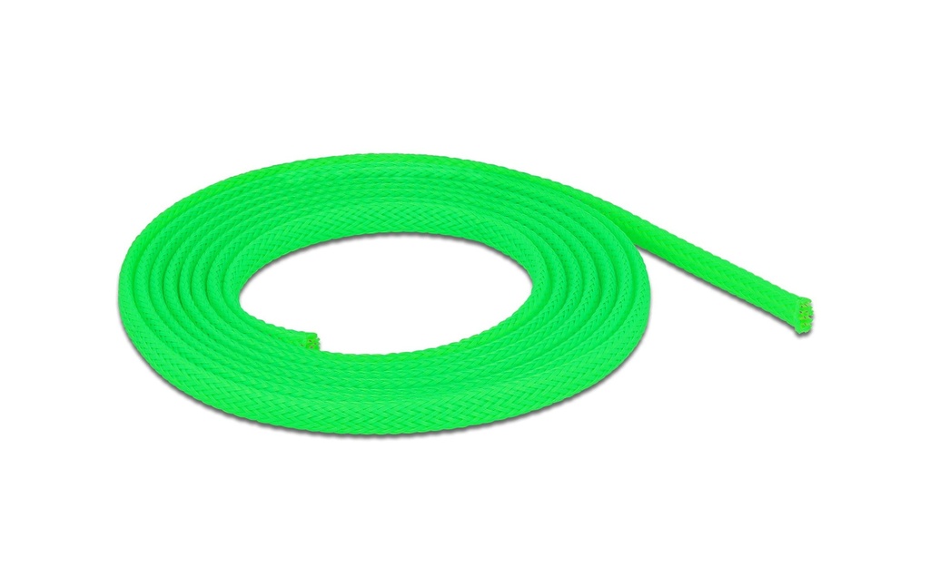 Delock Gaine de câble extensible, 2 m x 6 mm Vert