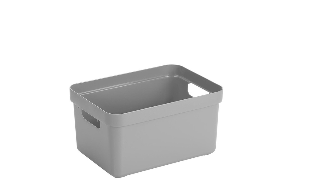 Sigma Home Boîte de rangement 5 l Gris clair
