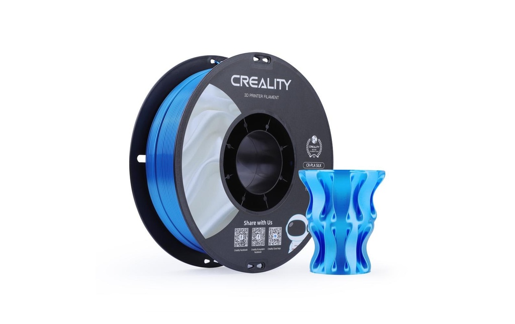 Creality Filament PLA, Silk Bleu, 1.75 mm, 1 kg