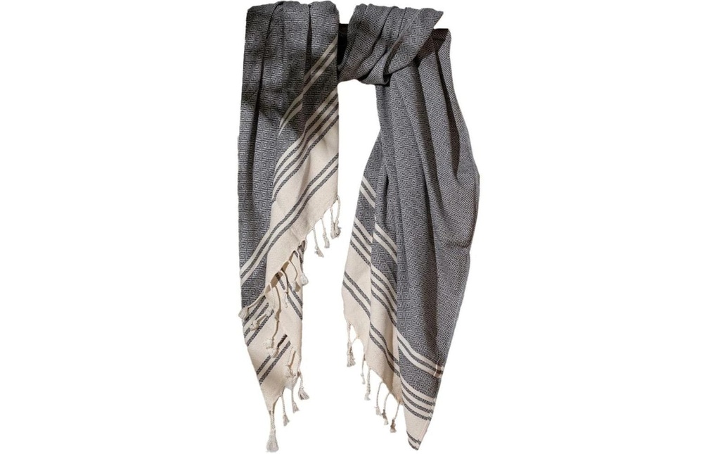 Foutastic Serviette de plage New Diamond Anthracite
