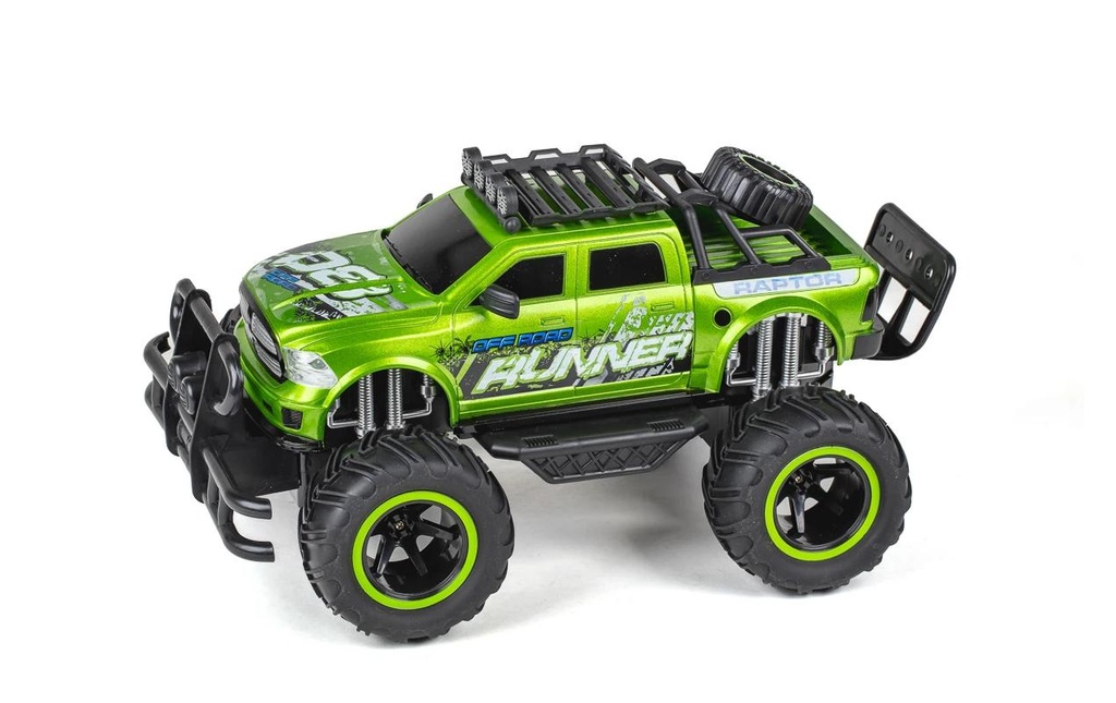 TEC-TOY Monster Truck Raptor Runner Vert, 1:12