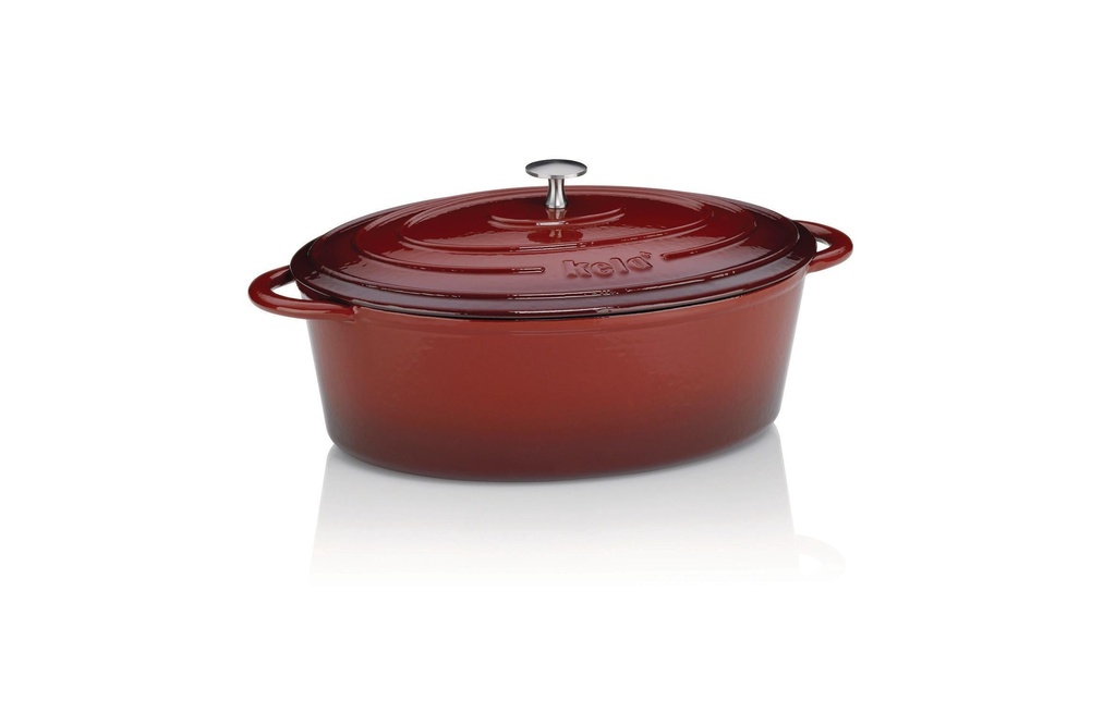 Kela Rôtisseur Calido ovale 33 cm, Rouge