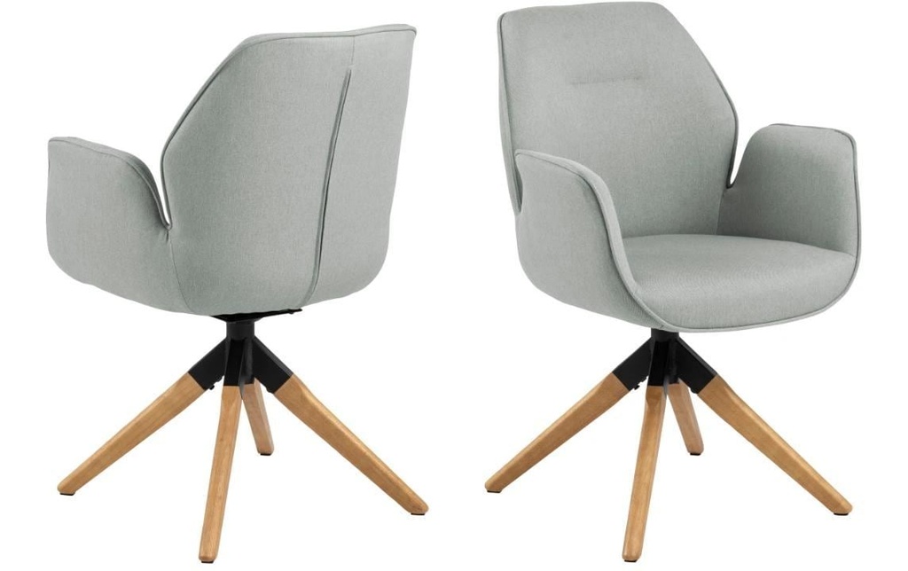 AC Design Chaise Aura Gris clair